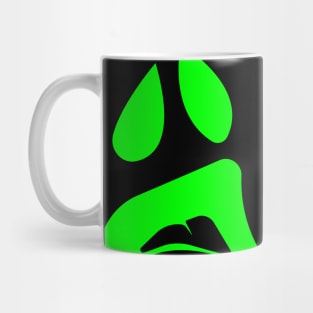 Big Ghost Face - Easy Couples Halloween Costume Idea design Mug